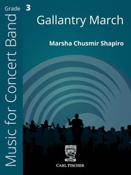 Gallantry March Concert Band sheet music cover Thumbnail